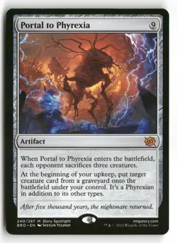Magic The Gathering Promo Pack: The Brothers' War 240 Portal to Phyrexia M NM - Image 1