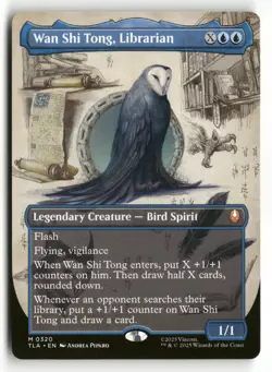 MTG Avatar: The Last Airbender 320 Wan Shi Tong, Librarian (Borderless) - Image 1