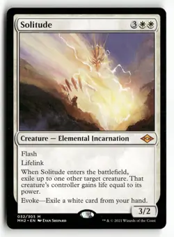 2021 MTG Magic The Gathering Modern Horizons 2 032/303 Solitude - Image 1