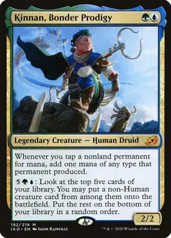 2020 MTG Magic Ikoria: Lair of Behemoths 192/274 Kinnan, Bonder Prodigy Mythic - Image 1