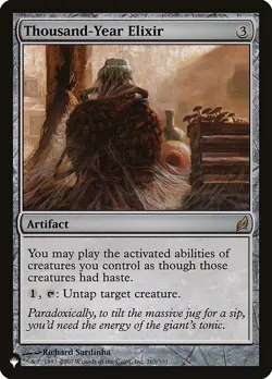 2007 MTG Magic The List 263/301 Thousand-Year Elixir - Image 1