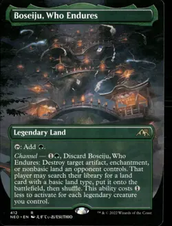 Magic The Gathering Kamigawa: Neon Dynasty 412 Boseiju, Who Endures - Image 1