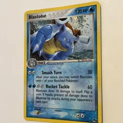 Blastoise 1/17 Holo Pop Series 3 Pokemon Card Nintendo Promo MP, Creased - Image 4
