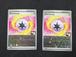 2x Mist Energy Play! Pokemon Prize Pack Series 161/162 Holofoil - Image 1