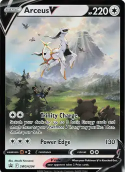 Pokemon Arceus V Promo SWSH: Sword & Shield Promo Cards #SWSH204 NM - Image 1