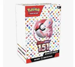 Pokemon Scarlet Violet 151 Booster Bundle 6-Pack, Factory-Sealed - Image 1