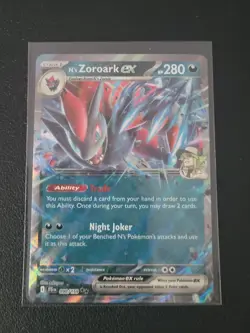 Pokemon TCG N's Zoroark Ex Double Rare Holo Eng Journey Together 098/159 - Image 1