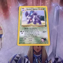 Gym Challenge 45/132 Giovanni's Nidorino Pokemon UNLIMITED EDITION Card - Image 1