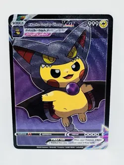 Pokemon Pikachu X Gliscor Cosplay Kawaii Doujin Art Holo Anime Card Full Art - Image 1