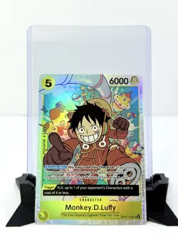 One Piece Card Game Monkey.D.Luffy OP07-109 SR Super Rare Foil Card Original NM - Image 1