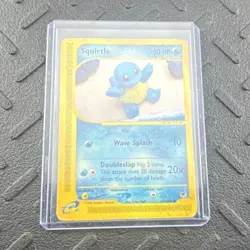 Pokemon Squirtle 131/165 Expedition Base Set 50 HP Regular Common English Card - Image 1