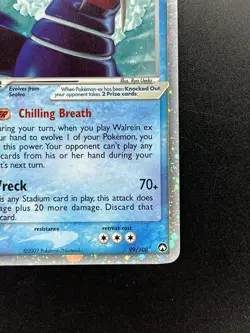 Pokemon Walrein EX 99/108 Holo Rare Card Power Keepers 2007 LP/NM - Image 5