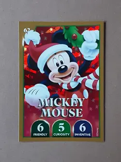 Morrisons Christmas Party 2025 Disney Trading Cards no. 62 Mickey Mouse - Image 1