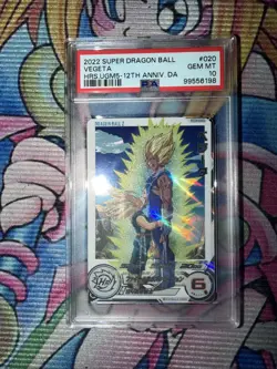 Bandai Super Dragon Ball Heroes cards UGM5-020 DA Majin Vegeta Psa 10 - Image 1