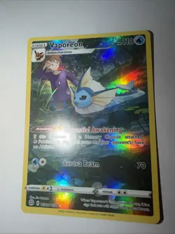 Pokemon Vaporeon Holo Rare Card TG02/TG30 Brilliant Stars Sword & Shield - Image 4
