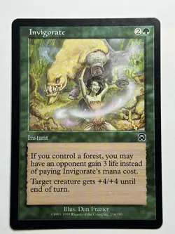 Invigorate Mercadian Masques 254 Regular MTG Card LP-NM - Image 1