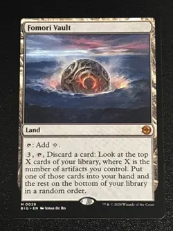 MTG Outlaws of Thunder Junction: The Big Score Fomori Vault 0029 NM Mythic - Image 1