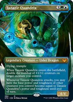 MTG - Tanazir Quandrix - Foil - Borderless, Strixhaven Variants - Image 1