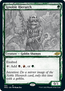 MTG - Ignoble Hierarch - Showcase, Modern Horizons 2 - Image 1