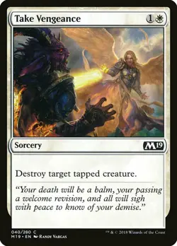 MTG Take Vengeance Core Set 2019 40/280 Regular Common X4 - Image 1