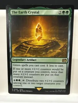 MTG The Earth Crystal NM-Mint Final Fantasy - Image 1