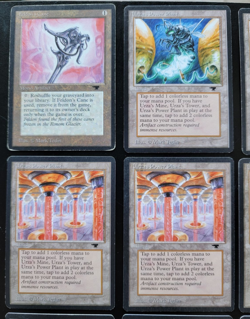 Magic The Gathering Antiquities Lightly Played Lot - Feldon's Cane, Urza's Lands - Image 2