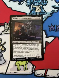 Black Cat, Cunning Thief x1 Mtg Marvel’s Spider-Man - Image 1