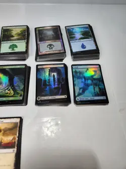 400+ Magic the Gathering Land - 125 Are Foil, Basic And Boarderless MTG LOT - Image 4