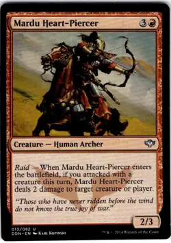 MTG Mardu Heart-Piercer Duel Decks: Speed vs. Cunning Uncommon #13 - Image 1