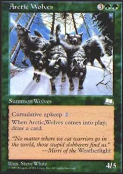 Arctic Wolves - Weatherlight # MTG Magic The Gathering - Image 1