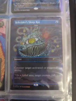 Beholder's Sleep Ray - Stifle (Rainbow Foil) Secret Lair Drop Foil - Image 1