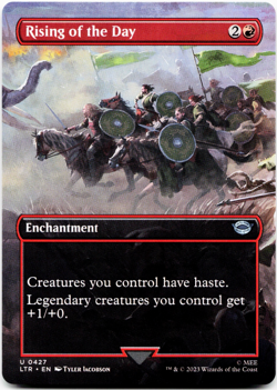Rising of the Day (Borderless) - [The Lord of the Rings] MTG Magic - NM/M 🔥 - Image 3