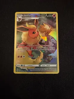 Pokemon TCG Flareon Ultra Rare TG01/TG30 Brilliant Stars Trainer Gallery - Image 1