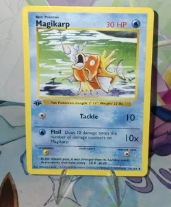 Pokemon TCG 1st Edition Base Set Shadowless Magikarp 35/102 NM/M - Image 1