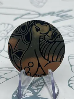 Collectible 2021 Dragonite Coin Light Gold Holo Pokemon TCG - - Image 1