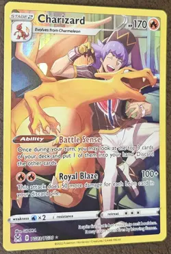 Pokemon TCG Charizard TG03/TG30 2022 Sword and Shield Lost Origin - Image 1