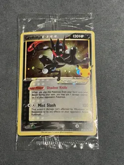 SEALED Greninja Gold Star SWSH144 Celebrations Promo Holo Pokemon Card - Image 1