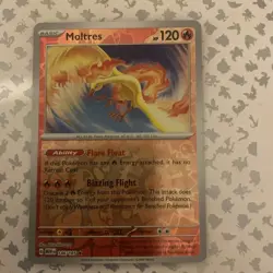 Pokemon Card Moltres Pokemon 151 Reverse Holo Rare 146/165 Near Mint - Image 1