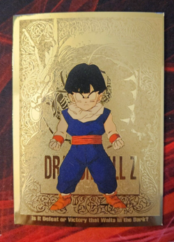 Gohan DragonBall Z DBZ Gold Foil Card G8 JPP AMADA FuNimation 1998 - Image 1