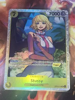 Stussy SR OP13-110 ENGLISH ONE PIECE Card Carrying on His Will - NM - Image 1