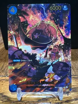 Edward Weevil SP R EB01-023 THE AZURE SEA'S SEVEN ONE PIECE Card ENGLISH OP14 - Image 3