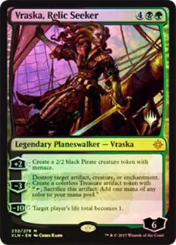 1x Vraska, Relic Seeker - Foil - Promo Pack Light Play MTG Magic - Kid Icarus - - Image 1