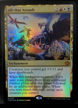 All-Out Assault Foil 167 Tarkir: Dragonstorm NM - Image 1