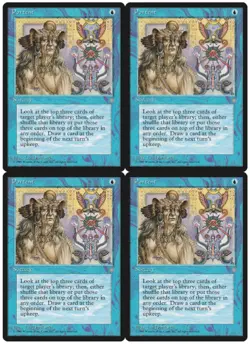 MTG Portent x4 Ice Age Uncommon NM/LP Playset - Image 1