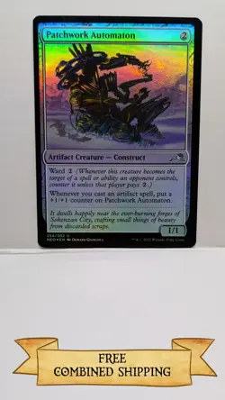 Patchwork Automaton Kamigawa: Neon Dynasty Foil (Off Center) - Image 1