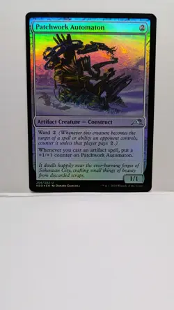Patchwork Automaton Kamigawa: Neon Dynasty Foil (Off Center) - Image 2