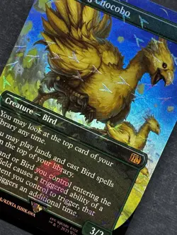 Traveling Chocobo (Borderless) - Chocobo Track Foil - MTG Final Fantasy - 0568 - Image 5