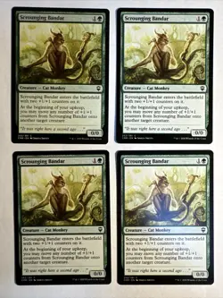 4x Mtg Commander Legends Scrounging Bandar NM/M Magic The Gathering - Image 1