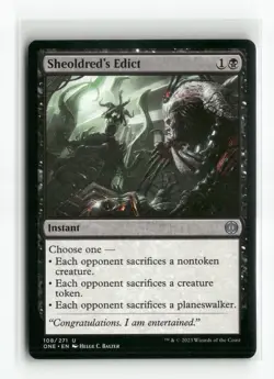 Sheoldred's Edict Phyrexia: All Will Be One Regular - Image 1