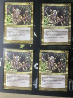 MTG Magic: The Gathering the Dark Scarwood Goblins 4X MP Playset - Image 1